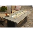 The Outdoor GreatRoom Company Cedar Ridge 61-Inch Linear Gas Fire Pit Table (CR-1242-K) Online Hot Sale