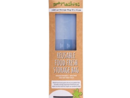 Little Mashies Silicone Food Storage Bag X-Large Supply