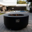 Stonelum Coliseo 01 47-Inch Round Concrete Gas Fire Pit For Discount