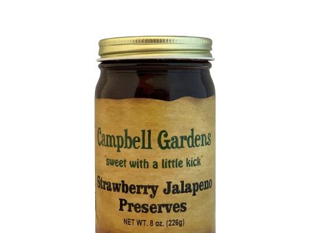 Campbell Gardens Strawberry Jalapeno Preserves 8 oz. Online now