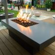 Solus Tavolo 68-Inch Linear Ultra High-Performance Concrete Gas Fire Pit Table Fashion