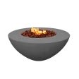 Stonelum Venecia 03 42-Inch Round Concrete Gas Fire Bowl For Cheap