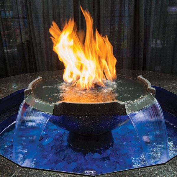 HPC H2Onfire 52-Inch Copper Gas Fire and Water Bowl on Sale