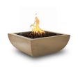 Top Fires Avalon 24-Inch Square Concrete Gas Fire Bowl - Match Lit Online Sale