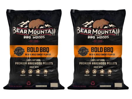 Bear Mountain BBQ Hardwood Bold Craft Blends Smoker Pellets, 20 Pounds (2 Pack) Online