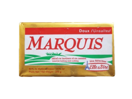 Marquis Butter 200g Unsalted on Sale