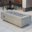 The Outdoor GreatRoom Company Cove 54-Inch Linear Gas Fire Pit Table (CV-54) Sale