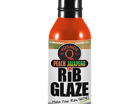 Kosmo s Q Peach Jalapeño Rib Glaze 15.5 oz. Hot on Sale