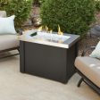 The Outdoor GreatRoom Company Providence Rectangular Gas Fire Pit Table Discount