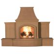 American Fyre Designs Grand Phoenix 113-Inch Freestanding Outdoor Gas Fireplace Online Hot Sale