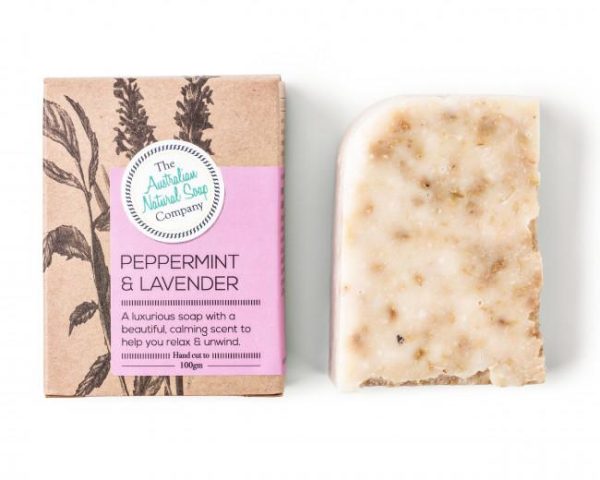 Australian Natural Soap Company Peppermint & Lavender 100g on Sale