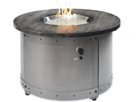 The Outdoor GreatRoom Company Edison 41-Inch Round Gas Fire Pit Table (ED-20) Online Hot Sale