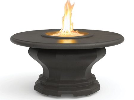 American Fyre Designs Inverted 48-Inch Concrete Round Gas Fire Pit Table Sale