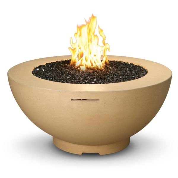 American Fyre Designs 48-Inch Round Concrete Gas Fire Bowl For Discount