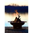 Fire Pit Art Saturn 40-Inch Handcrafted Carbon Steel Fire Pit (SAT) Fashion