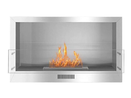 The Bio Flame 38-Inch Smart Firebox SS - Built-in Ethanol Fireplace For Discount