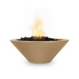 Top Fires Cazo 24-Inch Round Concrete Gas Fire Bowl - Match Lit (OPT-24RFO) Online