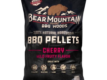 Bear Mountain BBQ Premium All-Natural Hardwood Cherry BBQ Smoker Pellets, 20 lbs Supply