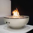 Solus Luna 42-Inch Round Ultra High-Performance Concrete Gas Fire Pit Online now