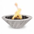 Top Fires Cazo Wood Grain GFRC Gas Fire Bowl - Match Lit on Sale