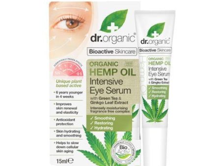 Dr Organic Hemp Oil Eye Serum 15ml Hot on Sale