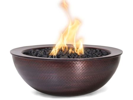 Top Fires Sedona 27-Inch Round Copper Gas Fire Bowl (OPT-27RCPRFO) Fashion