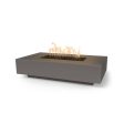 Top Fires Cabo 56-Inch Rectangular GFRC Gas Fire Pit Table - Flame Sense Online Hot Sale