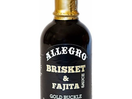 Allegro Gold Buckle Brisket & Fajita Sauce 16 oz. Supply