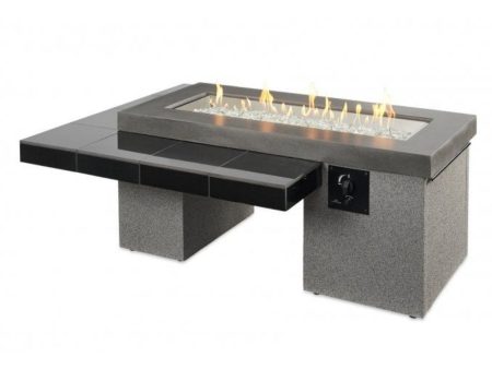 The Outdoor GreatRoom Company Uptown 65-Inch Linear Gas Fire Pit Table For Cheap