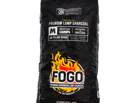 FOGO Premium (Black Bag) Lump Charcoal - 35LB Online