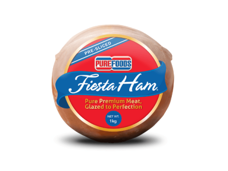 Purefoods Fiesta Ham Pre-Sliced 1kg with Eco Ham Bag (Sauce not included) Online now