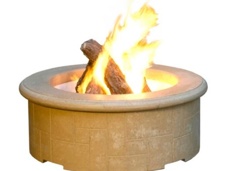 American Fyre Designs El Dorado 39-Inch Round Gas Fire Pit Online Hot Sale