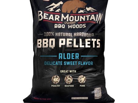 Bear Mountain BBQ 100% Natural Hardwood Alder Sweet Flavor Pellets, 20 Pounds For Cheap