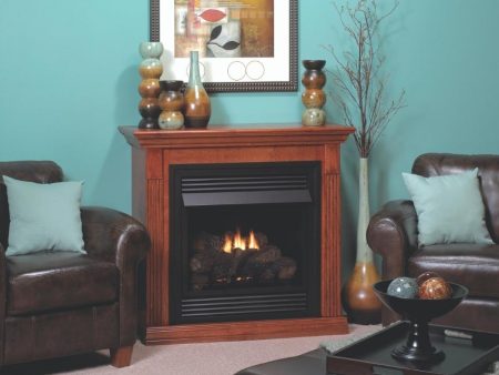 Empire Vail 26 Deluxe Gas Fireplace and Mantel Package Online