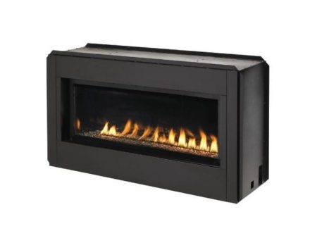 Superior 43-Inch Linear Vent-Free Gas Fireplace - Optional See-Through (VRL4543) Discount