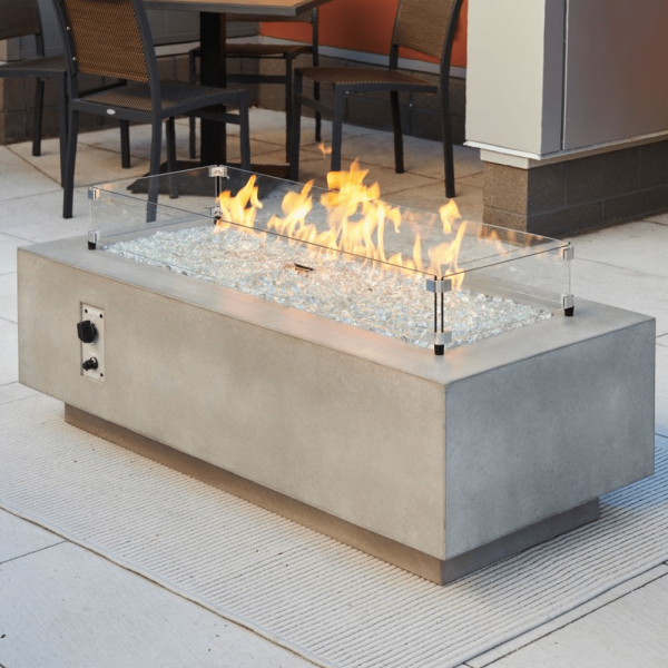 The Outdoor GreatRoom Company Cove 54-Inch Linear Gas Fire Pit Table (CV-54) Sale