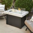 The Outdoor GreatRoom Company Providence Rectangular Gas Fire Pit Table Discount