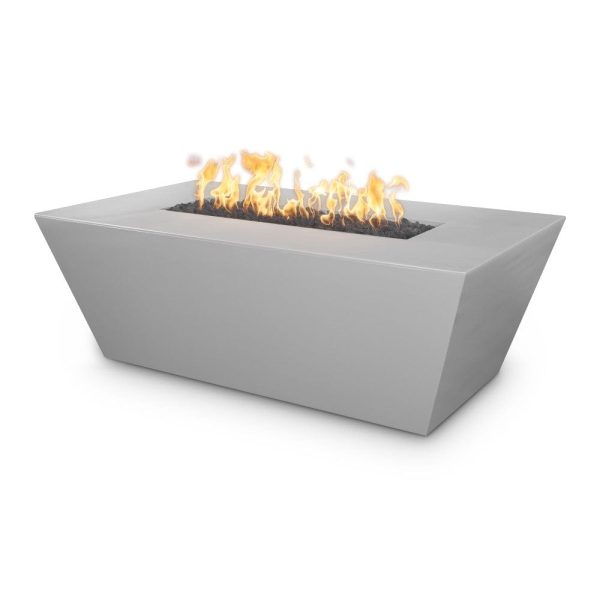 Top Fires Angelus 60-Inch Rectangular GFRC Gas Fire Pit Table - Match Lit Cheap