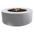 Stonelum Coliseo 01 47-Inch Round Concrete Gas Fire Pit For Discount