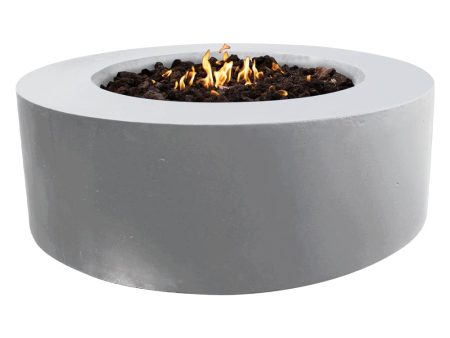 Stonelum Coliseo 01 47-Inch Round Concrete Gas Fire Pit For Discount