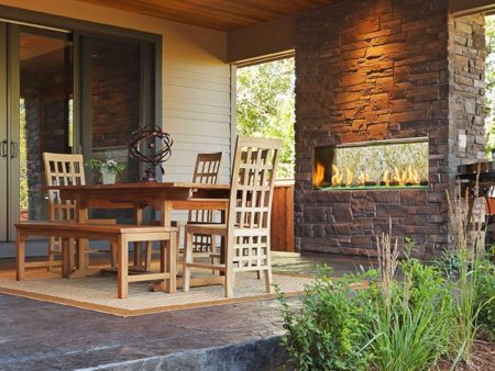 Majestic Lanai 48  See-Through Vent-Free Outdoor Natural Gas Fireplace (ODLANAIGST-48) Hot on Sale