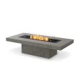 EcoSmart Fire Gin 90 Chat Height Rectangular Fire Pit Table Supply