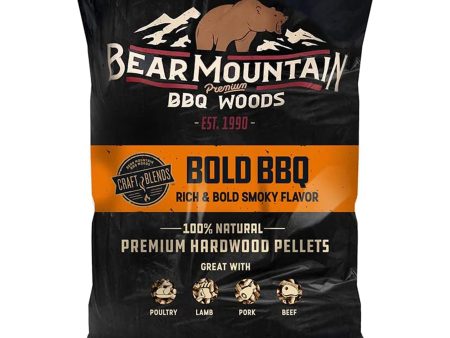 Bear Mountain BBQ Hardwood Bold Craft Blends Grill Smoker Pellets, 20 Pounds Online now