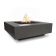 Top Fires Cabo Square GFRC Gas Fire Pit Table - Flame Sense For Cheap