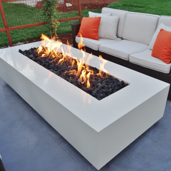 Top Fires Coronado 15-Inch Tall Powder Coated Steel Gas Fire Pit - Match Lit Online Hot Sale