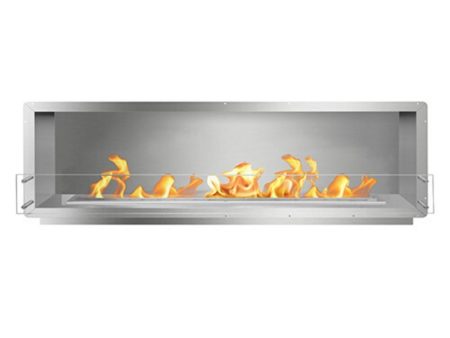 The Bio Flame 84-Inch Smart Firebox SS - Built-in Ethanol Fireplace Discount