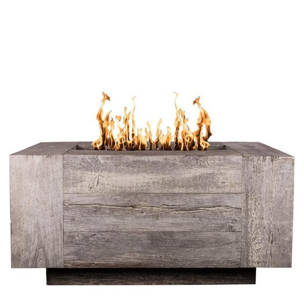 Top Fires Catalina Rectangular GFRC Gas Fire Pit - Electronic Online