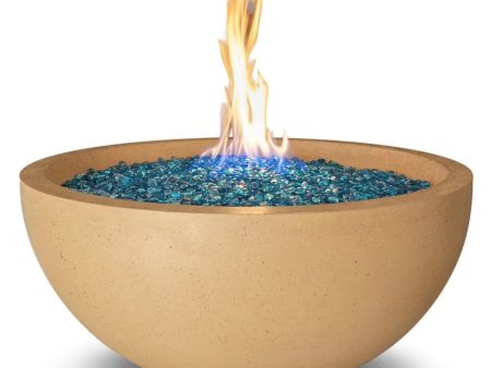 American Fyre Designs 36-Inch Round Concrete Gas Fire Bowl Supply