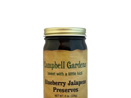 Campbell Gardens Blueberry Jalapeno Preserves 8 oz. Hot on Sale