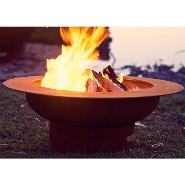 Fire Pit Art Saturn 40-Inch Handcrafted Carbon Steel Fire Pit (SAT) Fashion